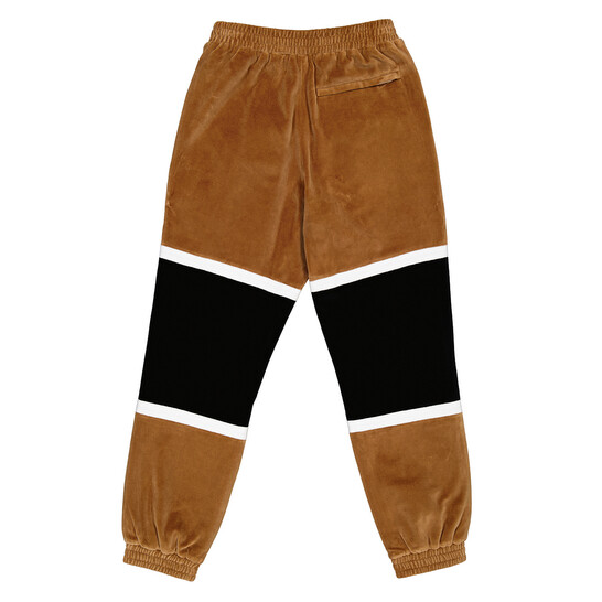 Burberry Striped Chenille Logo Graphic Trackpants, Size Small