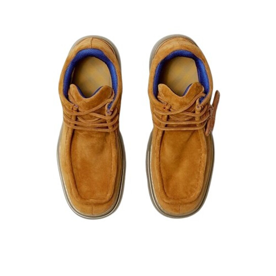 Burberry Suede Creeper Mid Derby Shoes - 546x546 Image #3