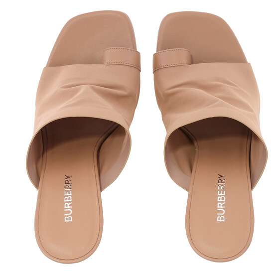 Burberry Tallia Stretch Toe-Ring Mule Sandals, Brand Size