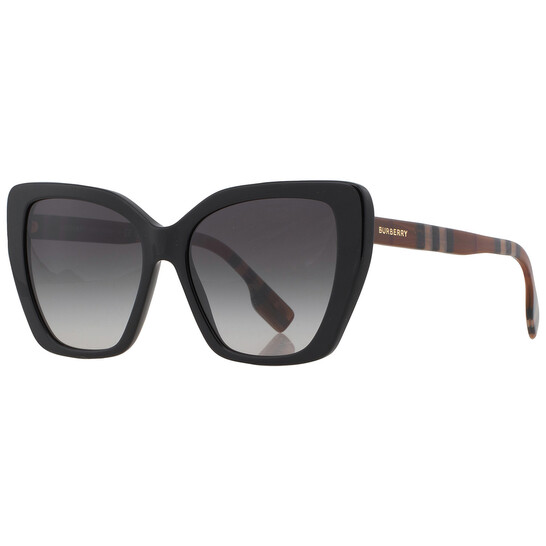 Burberry Tamsin Gradient Gray Cat Eye Ladies Sunglasses  display picture 1