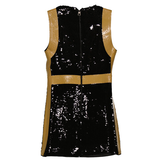 Burberry Tape Detail Sequinned Mini Dress