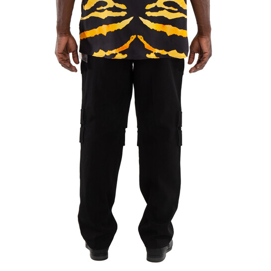 Burberry Tapered Cargo Trousers In Black, Brand Size 46