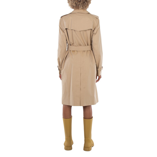 Burberry The Kensington Long Trench Coat, Brand Size 4 (US