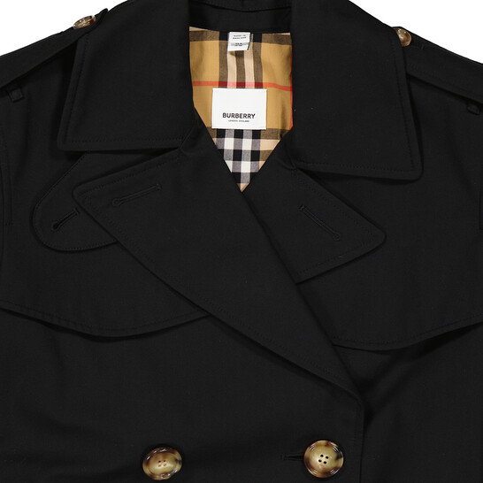 【関税&送料込】Burberry Coats Black Mid-length Paddington Heritage Car Coat in Black - Men