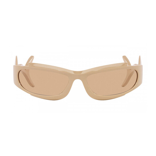 Burberry Turner Shark Light Brown Irregular Unisex Sunglasses