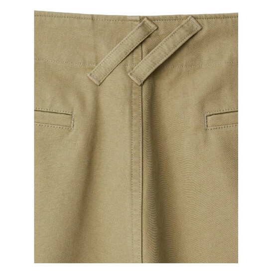Burberry Twill Weave Bermuda Cotton Shorts, Size Medium