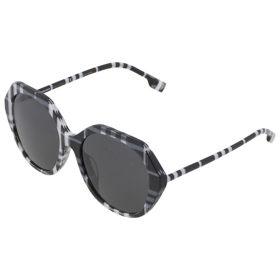 Burberry Vanessa Dark Grey Geometric Ladies Sunglasses  display picture 1