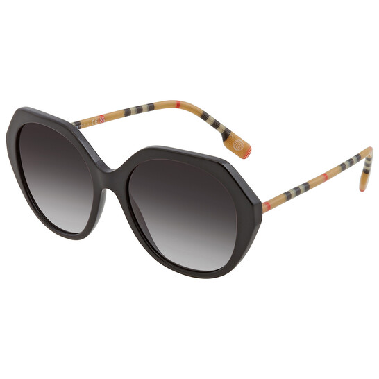 Burberry Vanessa Grey Gradient Geometric Ladies Sunglasses  display picture 3