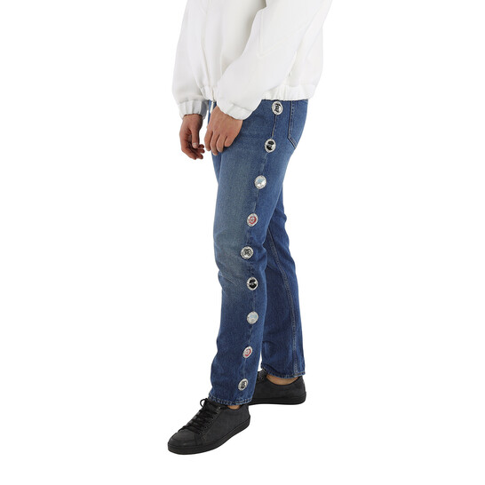 デニム・ジーパン BURBERRY Women Denim Pants 8110727 A5924 Blue Burberry Jeans Blue Womens Burberry