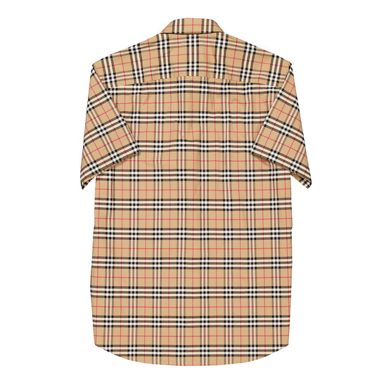 Burberry Vintage Check Cotton Shirt, Size Large 8079589