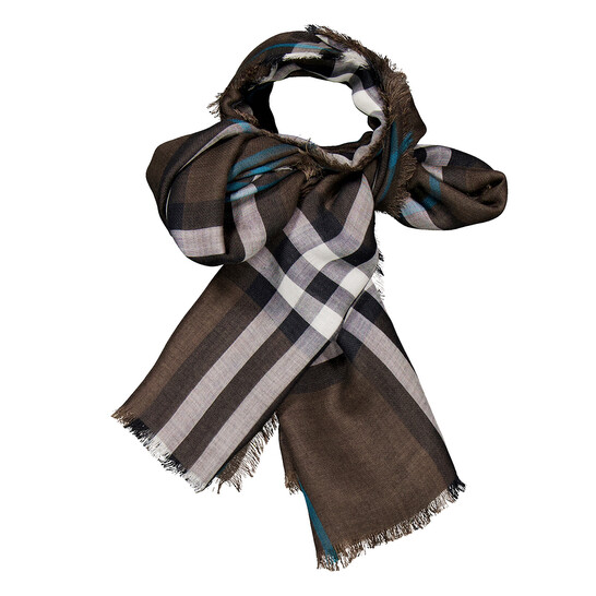 【送料&関税込】Burberry Check Printed Frayed-edge Scarf Burberry Vintage Check Printed Frayed-Edge Scarf 8090751