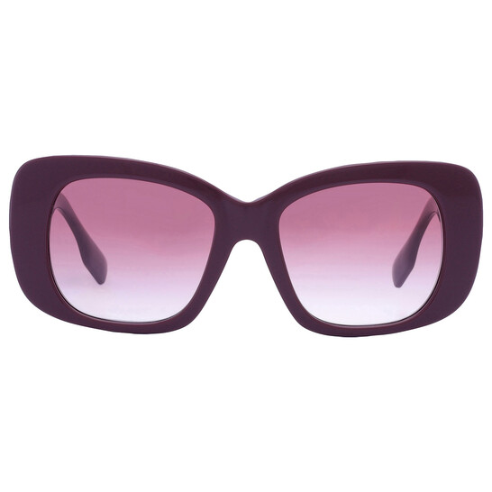 サングラス BURBERRY Woman Sunglasses Violet 0BE4424 411387 Burberry Violet Gradient Butterfly Ladies Sunglasses BE4410