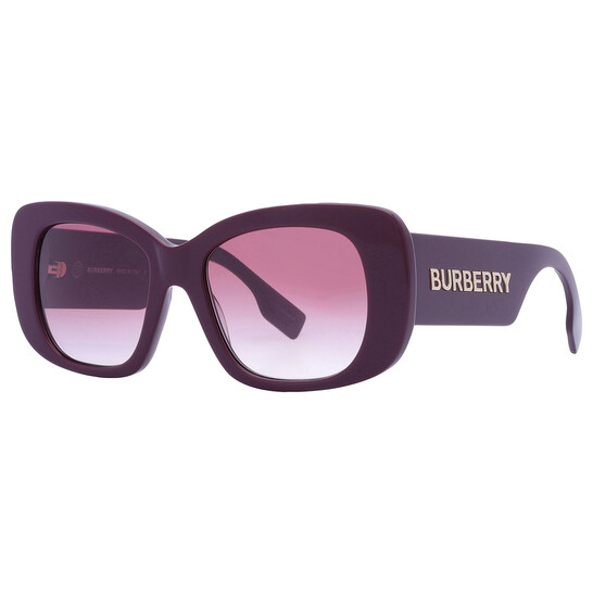 サングラス BURBERRY ACETATE SUNGLASSES Burberry Women's Cat Eye Acetate Frame Sunglasses ColorOPAL