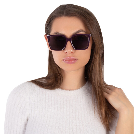 Burberry Violet Square Ladies Sunglasses BE4411D 34001A 57  display picture 2