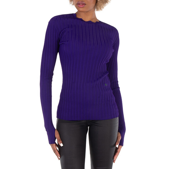 Burberry Viscose Blend Sweater, Size X-Small 8077685