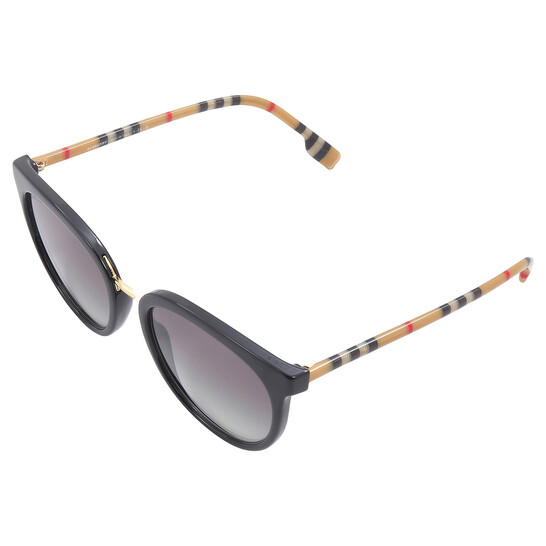 Burberry Willow Gray Gradient Phantos Ladies Sunglasses
