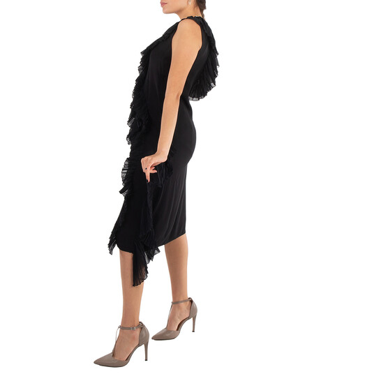 Burberry Windy Silk Ruffle Dress Brand Size 2 US Size 0 8058106 burberry-windy-silk-ruffle-dress-brand-size-2-us-size-0-8058106