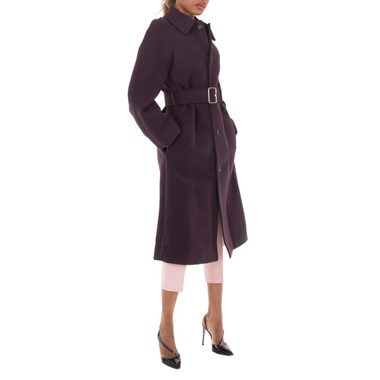 Burberry Wool Belted Coat, Brand Size 6 ( US Size 4