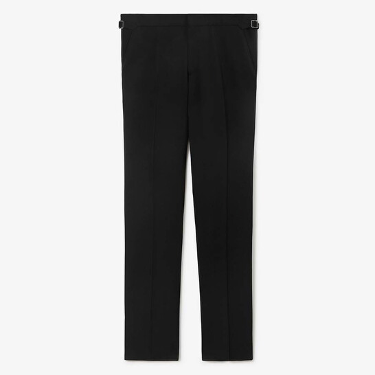 パンツ Burberry 8065069 Trousers Black Burberry high-waisted wide-leg Trousers | Black | FARFETCH