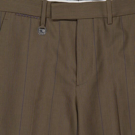 Burberry Wool Tailored Trousers, Brand Size 46 (Waist Size 31.1