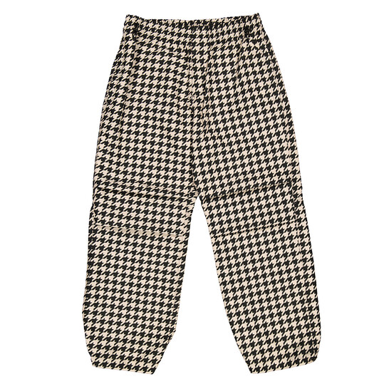 【送料&関税込】Burberry High Waist Trousers Burberry Workwear Houndstooth-Pattern Elasticated-Waist