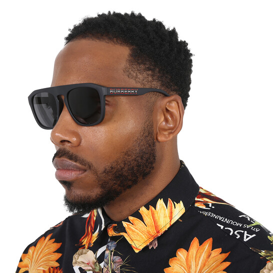 Burberry Wren Dark Grey Browline Men's Sunglasses BE4396U 346487