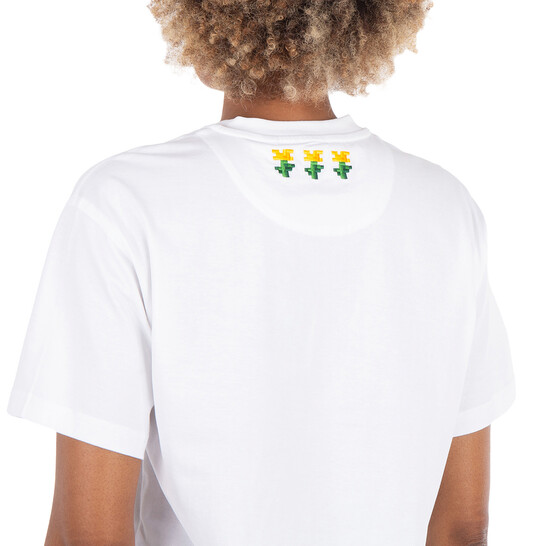 Burberry x Minecraft Logo Print Cotton Oversized T-shirt