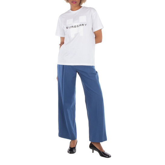 Burberry x Minecraft Logo Print Cotton Oversized T-shirt, Size XX