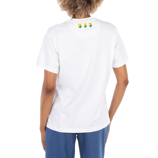 BURBERRY｜SHORT-SLEEVED ROUND NECK T-SHIRTS (Monogram Mo Burberry TB Monogram Logo Graphic Stripe Fitted Size XS