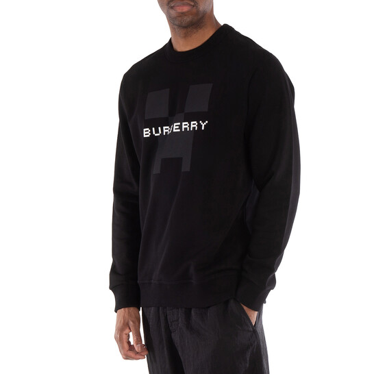 BURBERRY LOGO スウェット ブラック XL ビッグロゴ 18454959_39655559_600.jpg