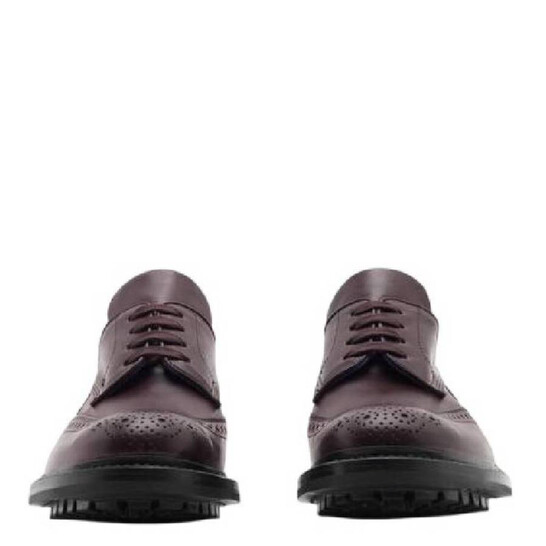 Burberry Raised Toe Cap Napa Leather Brogues BURBERRY OXFORD BROGUES LEATHER SHOES – Caroline main image 2