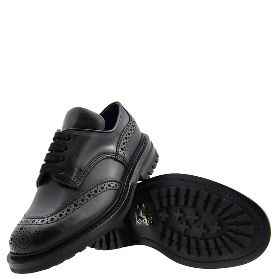 Burberry x Tricker's Devon Almond Toe Comfort Derby Shoes