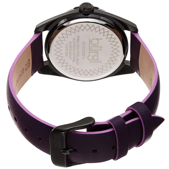 Burgi Black Dial Ladies Watch BUR206PU Burgi Black Dial Ladies Watch BUR206PU - 546x546 Image #4