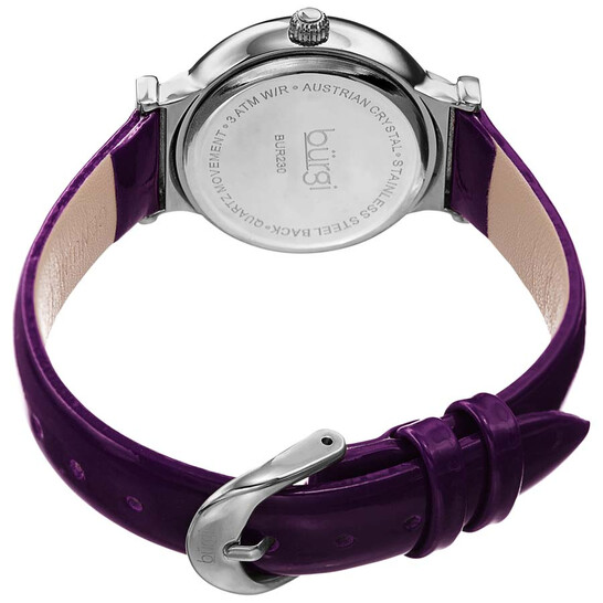 Burgi Swarovski Crystals Quartz Silver Dial Ladies Watch BUR230PU - 546x546 Image #4