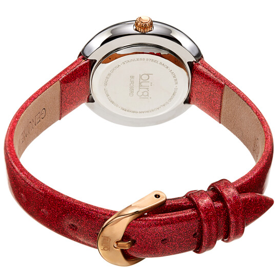 Burgi Quartz Diamond Red Dial Ladies Watch BUR265RD Burgi Quartz Diamond Red Dial Ladies Watch BUR265RD - 546x546 Image #4