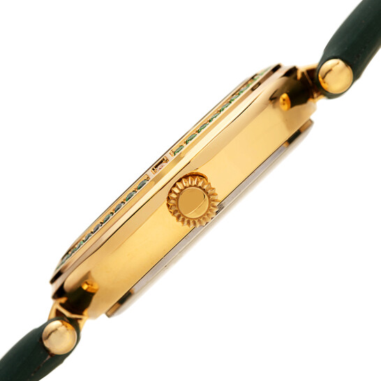 Burgi Quartz White Dial Green Leather Ladies Watch BUR251GN - 546x546 Image #3