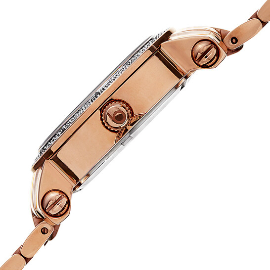 Burgi Rose Gold-tone Stainless Steel Diamond Bezel Ladies Watch BUR091RG - 546x546 Image #4