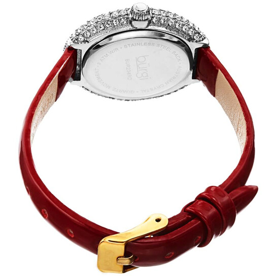 Burgi Crystal White Dial Brown Leather Ladies Watch BUR234RD - 546x546 Image #4