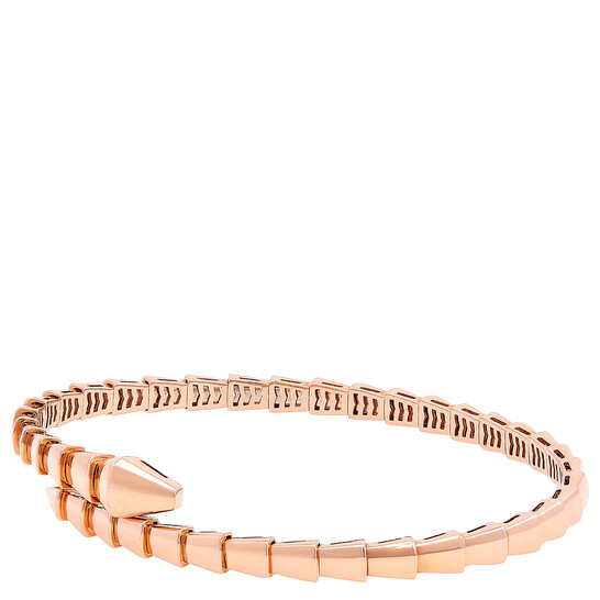 Bvlgari 18kt Rose Gold Serpenti Viper Bracelet, Size L