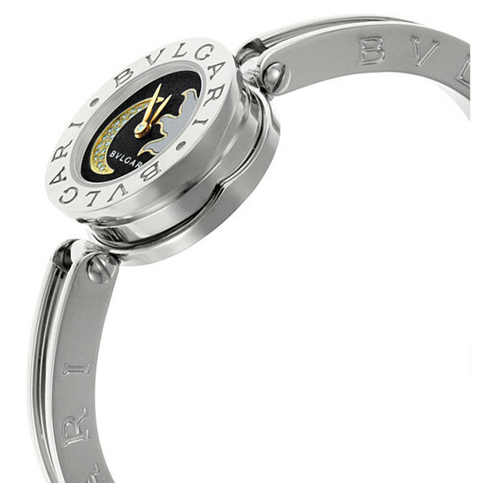 美品　BVLGARI B.ZERO1 Bulgari B.zero1 Ladies Stainless Steel Leather Watch
