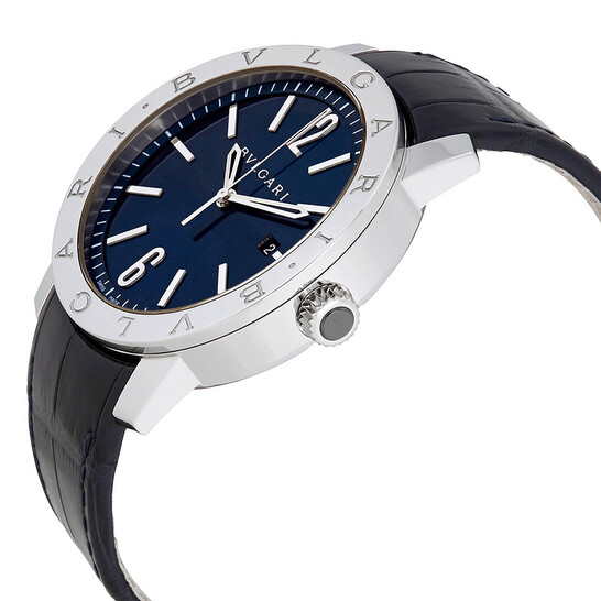 Bvlgari Bvlgari Solotempo Blue Dial Automatic Men's Watch 102355