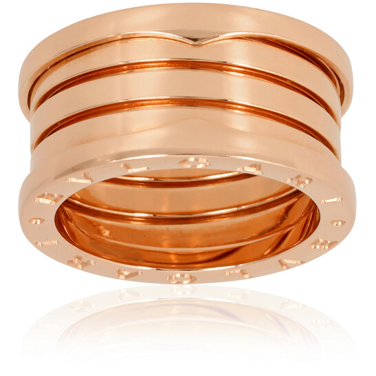 Bvlgari B.zero1 18 KT Rose Gold Ring , Size 57 348776