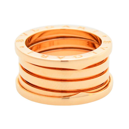 アクセサリー Sale!!Bvlgari ring Amazon.com: BVLGARI B.Zero1 18K Rose Gold and Black Ceramic