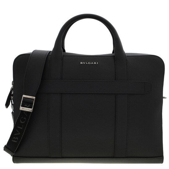 Bvlgari Calf Leather Man Briefcase 291917 8052749241109 - Handbags