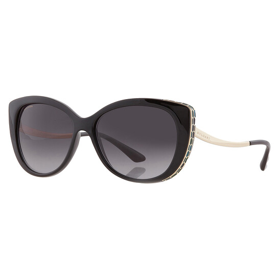 Bvlgari Grey Gradient Cat Eye Ladies Sunglasses BV8178 9018G  display picture 3