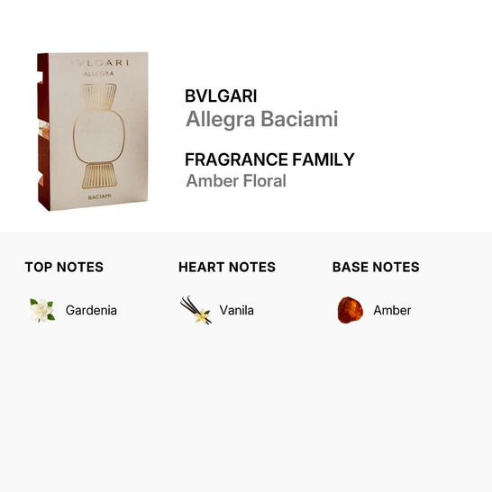 Bvlgari Ladies Allegra Baciami EDP 0.05 oz Fragrances 783320416002