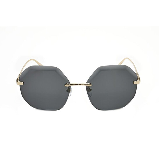 Bvlgari Ladies Gold Tone Geometric Sunglasses 0BV6187K-278  display picture 3