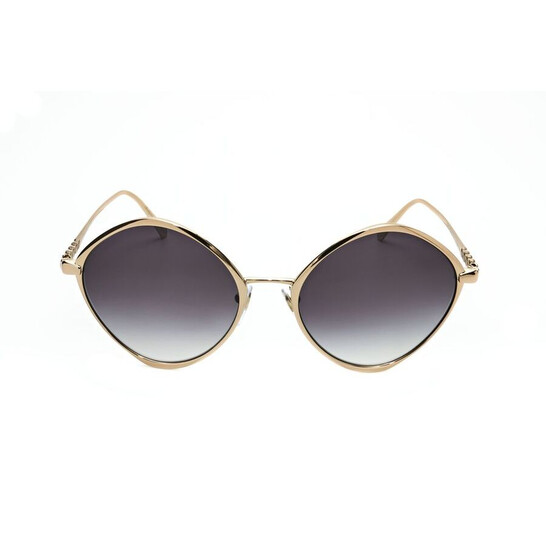 Bvlgari Ladies Gold Tone Irregular Sunglasses 0BV6186K-20148G-1