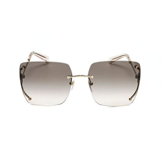 Bvlgari Ladies Grey Square Sunglasses 0BV6190BD-278/3B