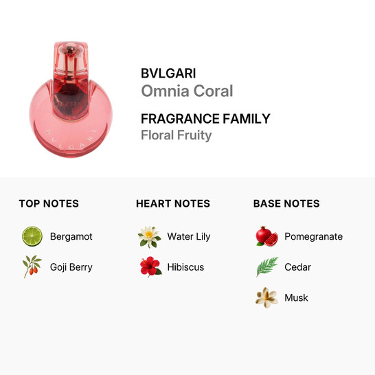 Bvlgari Ladies Omnia Coral EDT Spray 3.4 oz Fragrances